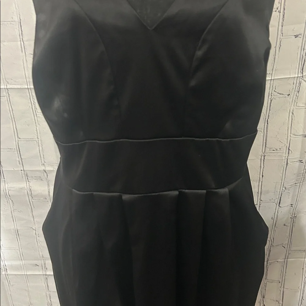 EUC Torrid Elegant Black Sleeveless Dress. Criss cross back. Size 14. - Picture 3 of 5
